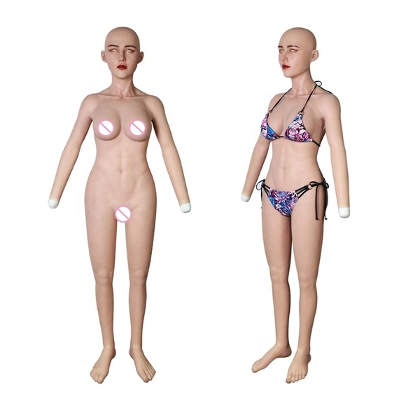 Factory Direct Supply Female silicone bodysuit One-piece With face mask Tight - Picture 2 of 6